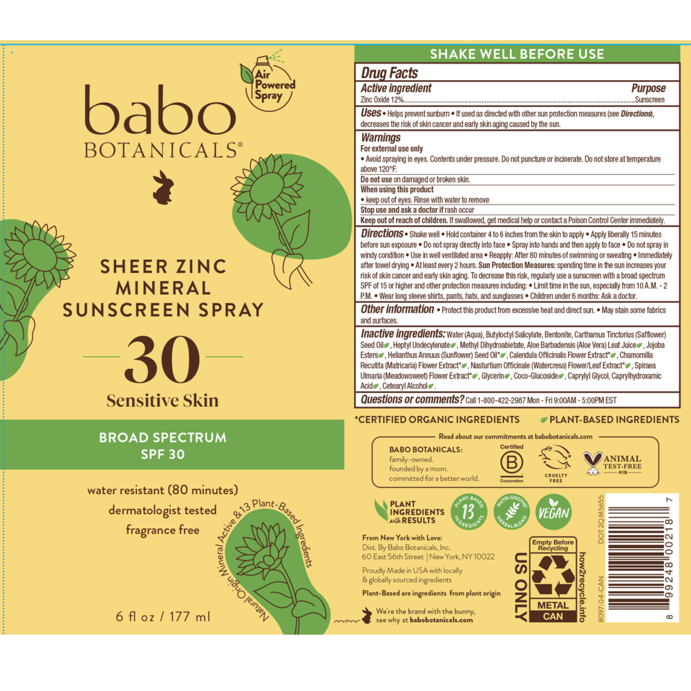 Product image for Sheer Zinc Sunscreen SPF 30.