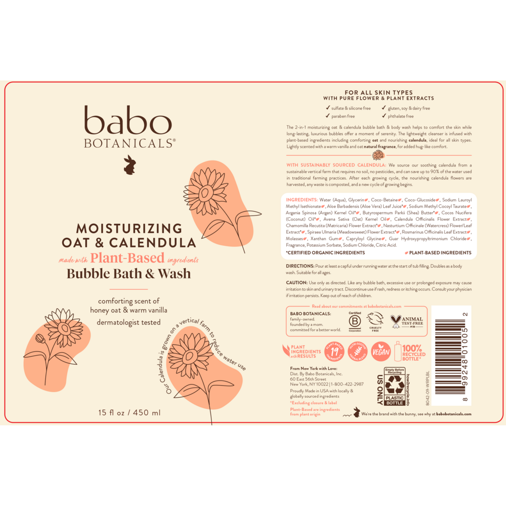 Product image for Moisturizing Bubble and Wash.