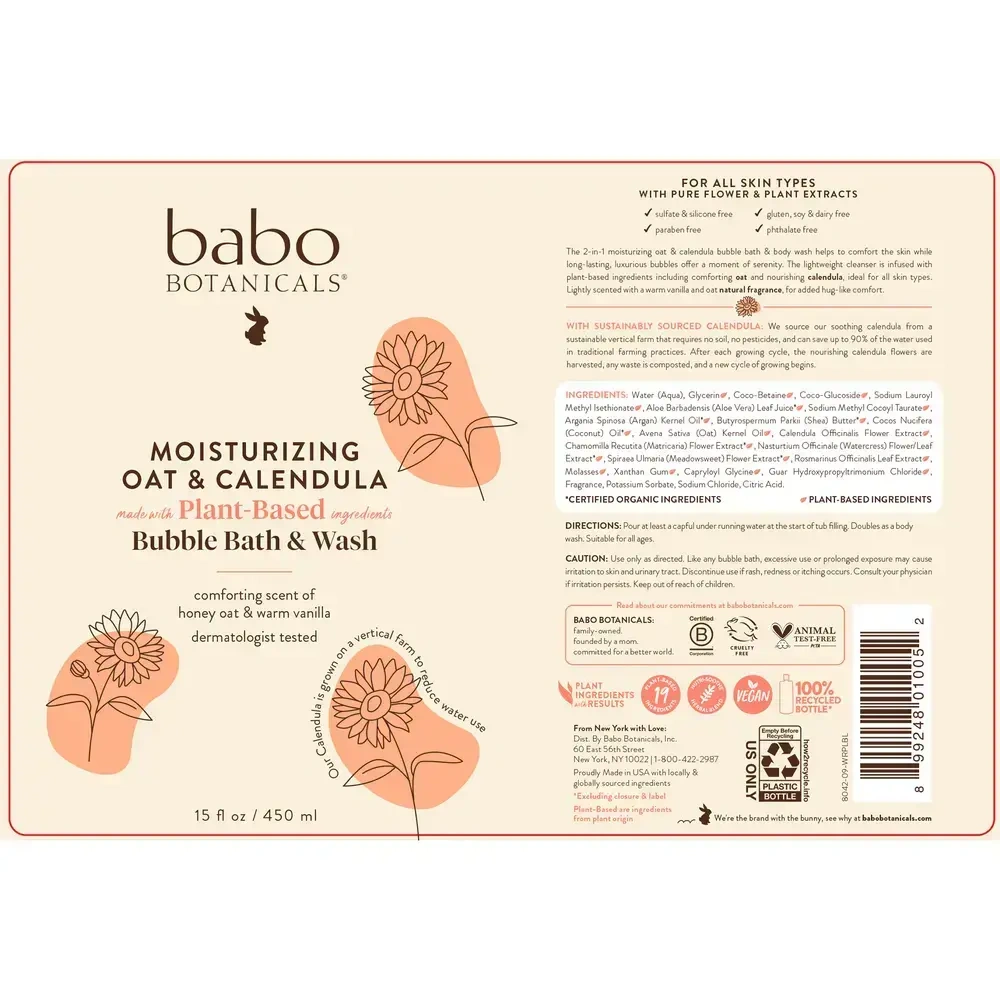 Product image for Moisturizing Bubble and Wash.