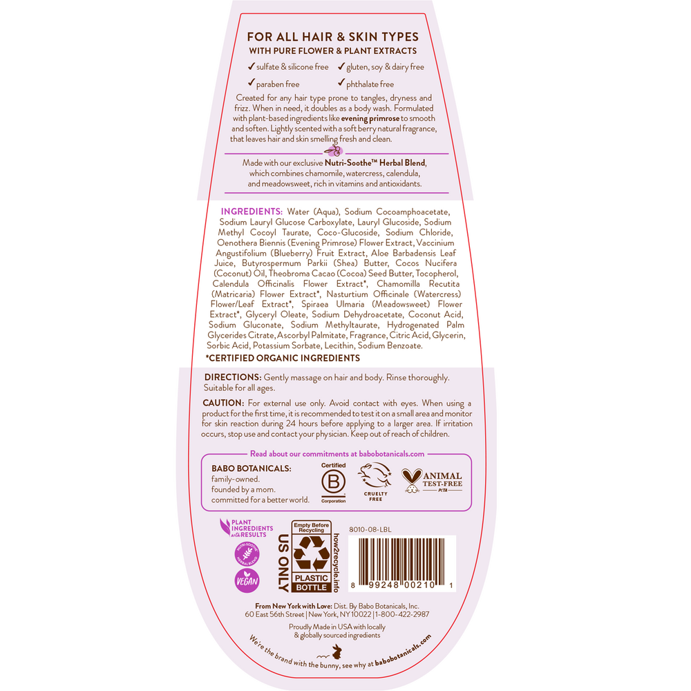 Product image for Smoothing Shampoo.