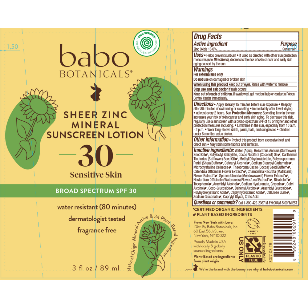 Product image for Sheer Zinc Mineral Sunscreen Unscented.
