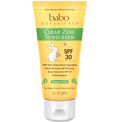 Clear Zinc Sunscreen Unscented product image