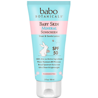 SPF 50 Baby Skin Mineral Sunscreen Lotio product image