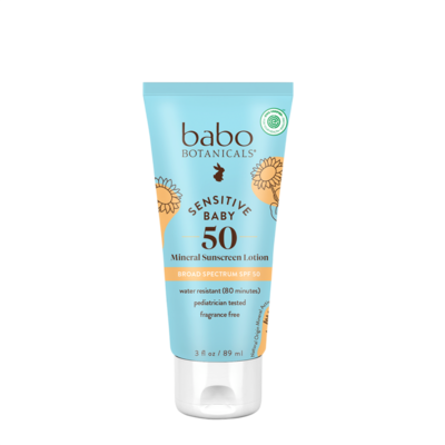 SPF 50 Baby Skin Mineral Sunscreen Lotio