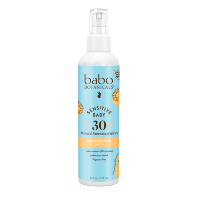 SPF 30 Baby Skin Mineral Sunscreen Pump 6 Ounces