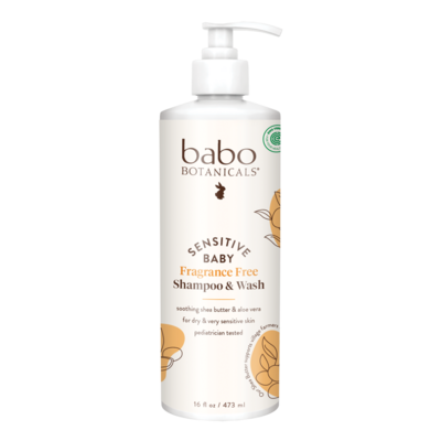 Sensitive Baby Fragrance-Free Baby Shampoo & Wash 16 Ounces