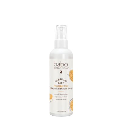 Sensitive Baby Fragrance-Free Diaper Rash Cream Spray 3 Ounces
