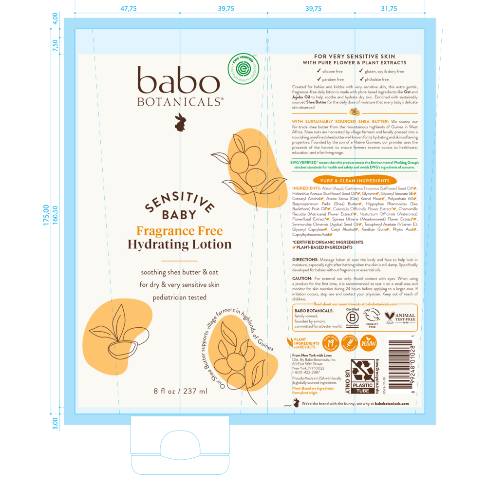 Product image for Sensitive Baby Fragrance-Free Hydrating Baby Lotion.