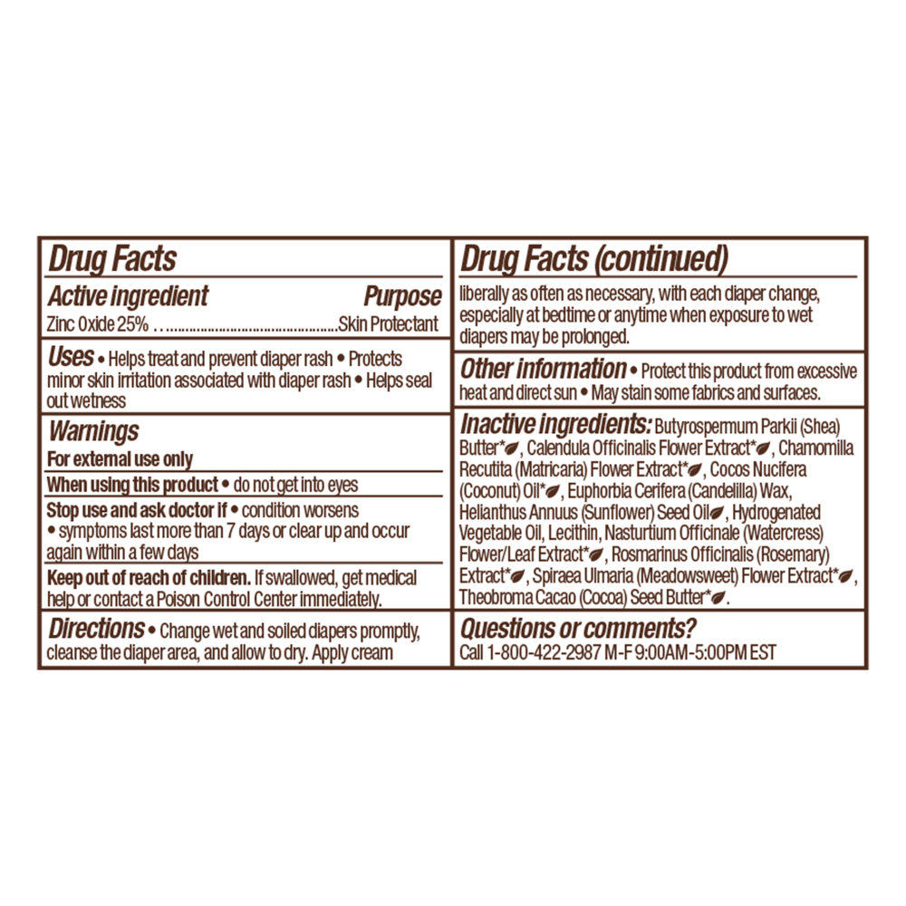 Product image for Sensitive Baby Fragrance-Free Zinc Diaper Rash Cream.