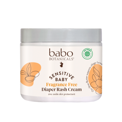 Sensitive Baby Fragrance-Free Zinc Diaper Rash Cream 6 Ounces