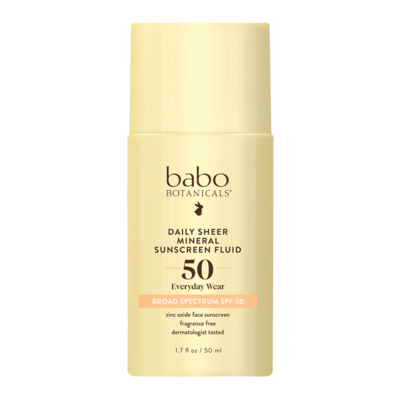Daily Sheer Mineral Sunscreen Fluid SPF50 1.7 Ounces