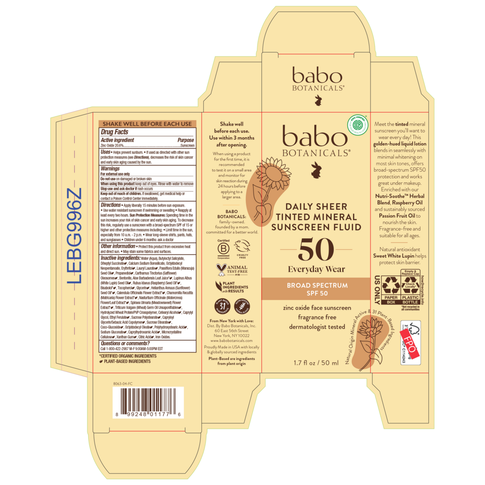 Product image for Daily Sheer Tinted Mineral Sunscreen Fluid SPF50.