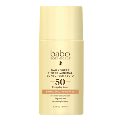 Daily Sheer Tinted Mineral Sunscreen Fluid SPF50 1.7 Ounces