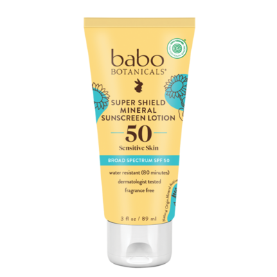 Super Shield Mineral Sunscreen Lotion SPF50 3 Ounces