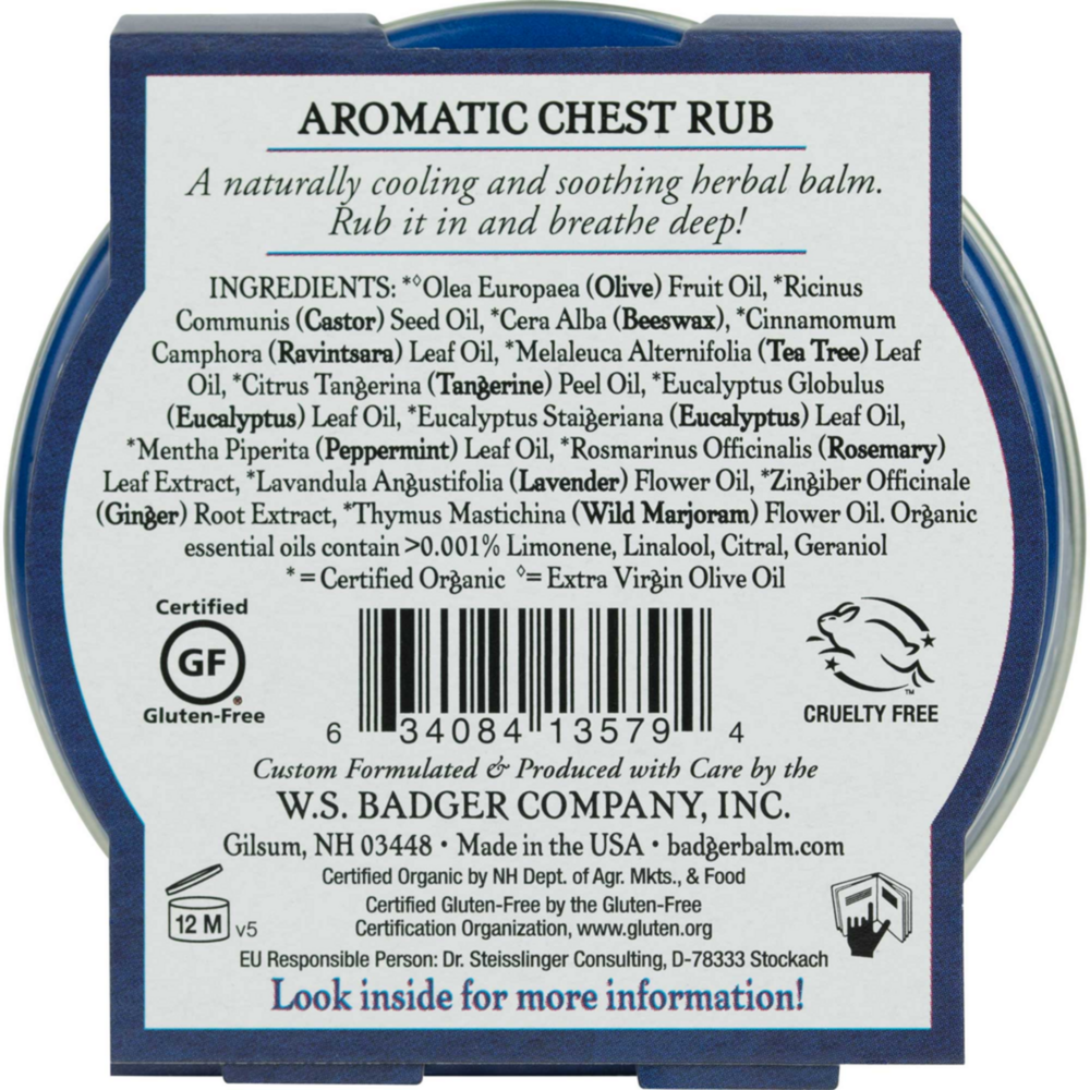 Product image for Aromatic Chest Rub.