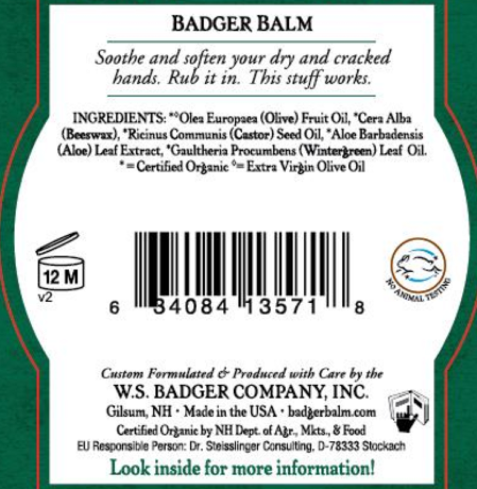 Product image for Badger Balm.