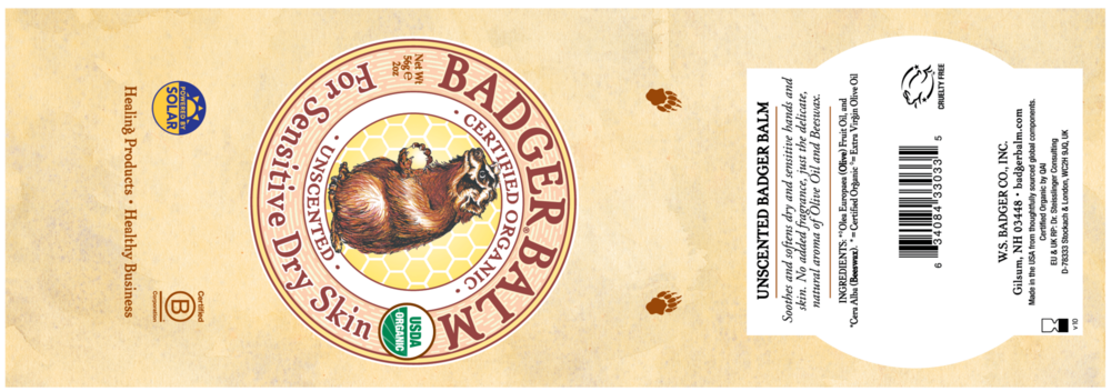 Product image for Badger Balm Unscented.