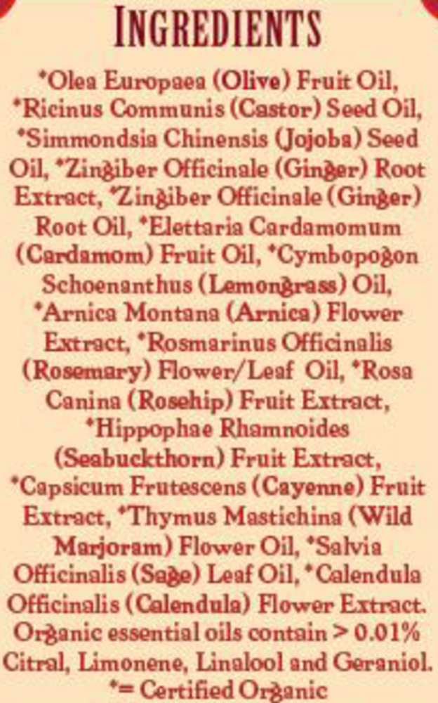 Product image for Deep Tissue Massage Oil w/Ginger.