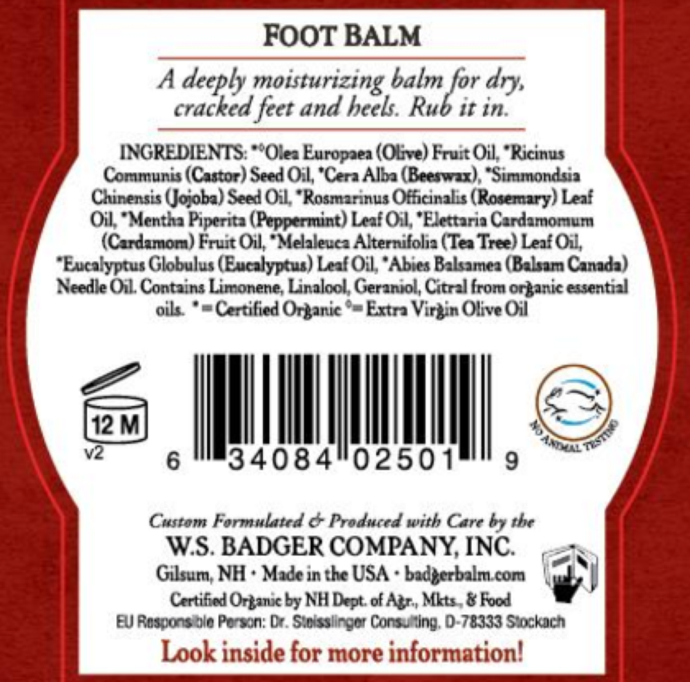 Product image for Foot Balm.