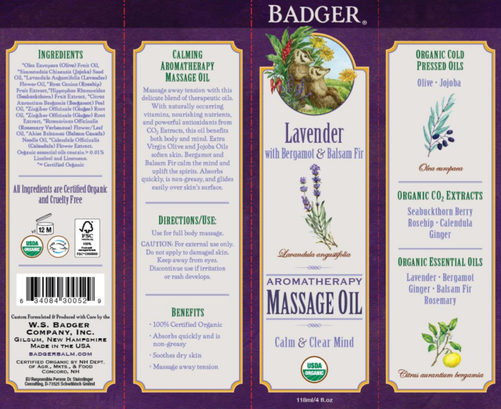Product image for Lavender Massage Oil.