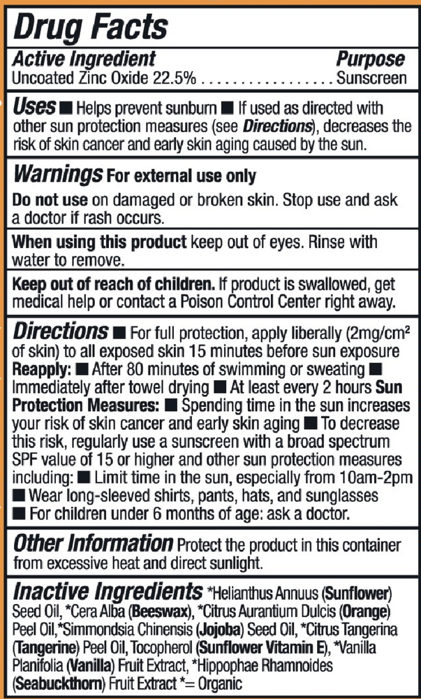 Product image for Badger SPF 40 Kids Mineral Sunscreen Cream.