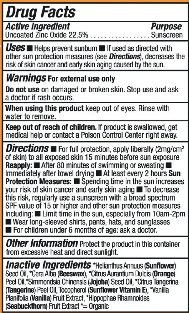 Product image for Badger SPF 40 Kids Mineral Sunscreen Cream.