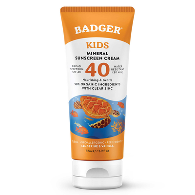 Badger SPF 40 Kids Mineral Sunscreen Cream product image