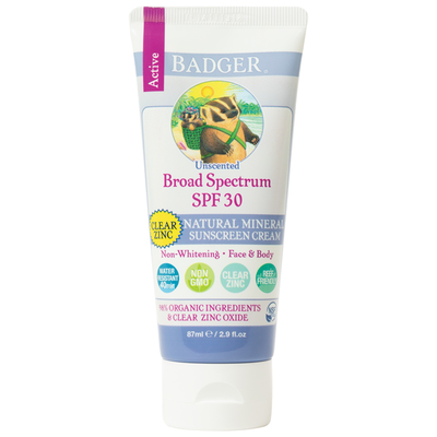 SPF 30 Clear Zinc Sunscreen Cream product image
