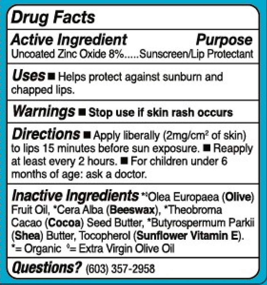 Product image for Badger SPF 15 Active Mineral Lip Balm Stick.