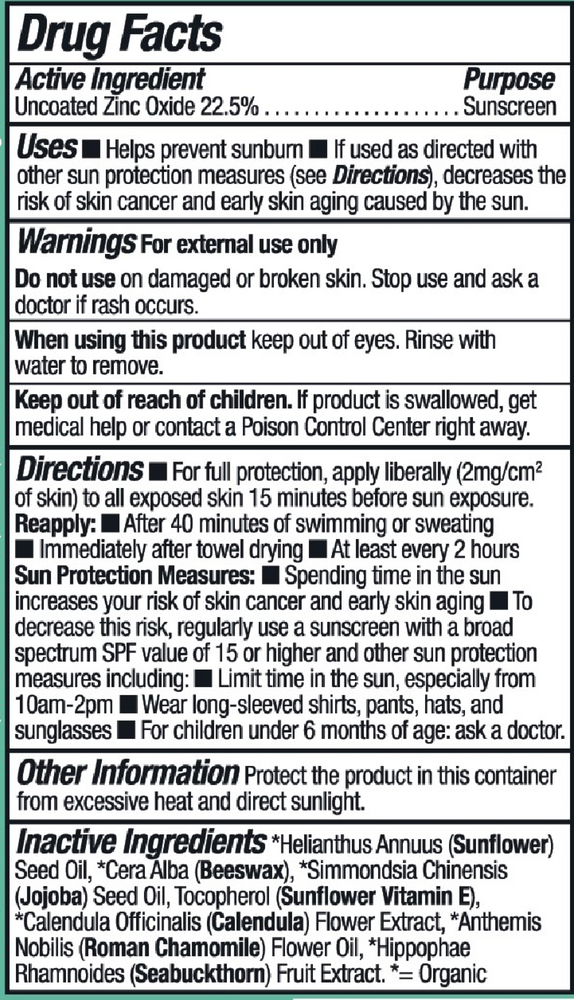 Product image for Badger SPF 40 Baby Mineral Sunscreen Cream.