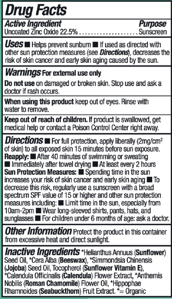 Product image for Badger SPF 40 Baby Mineral Sunscreen Cream.