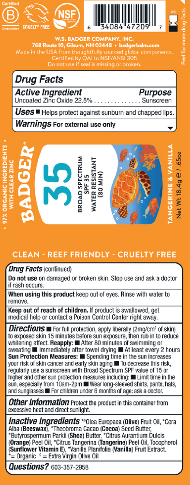 Product image for SPF 35 Kids Active Mineral Face Stick.