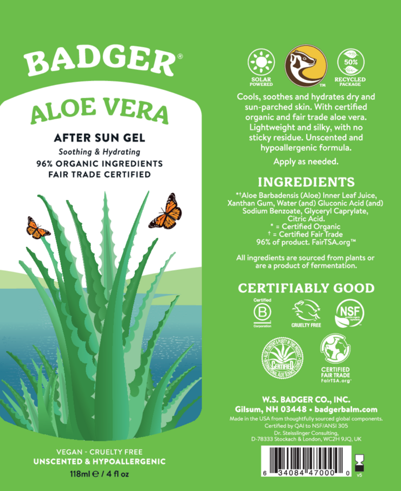 Product image for Aloe Vera Gel Unscented.