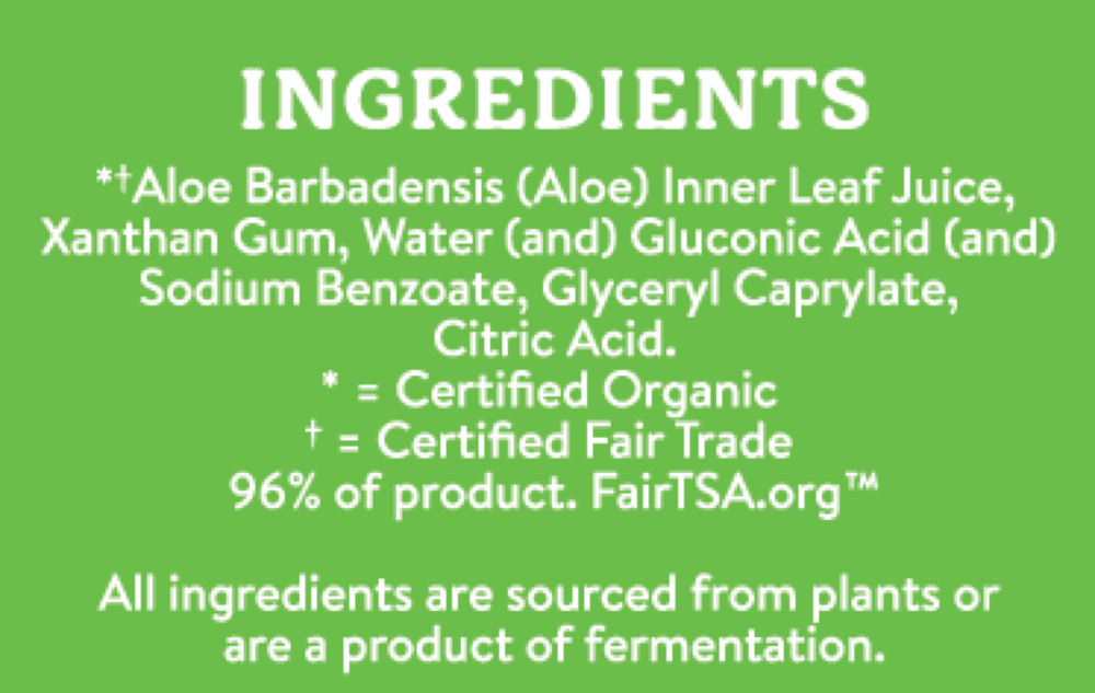 Product image for Aloe Vera Gel Unscented.