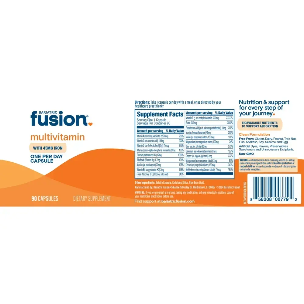 Product image for One Per Day Bariatric Multivitamin With Iron.