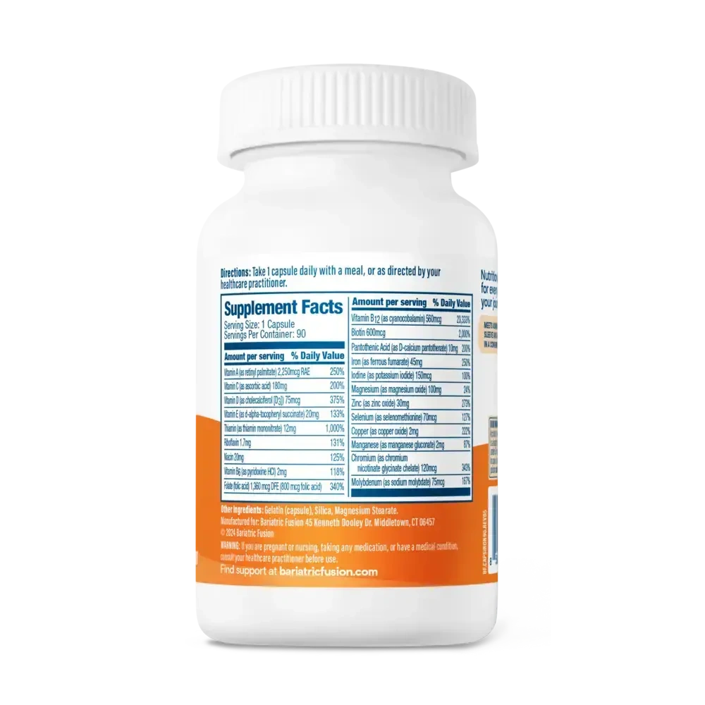 Product image for Bariatric Multivitamin with 45mg Iron.
