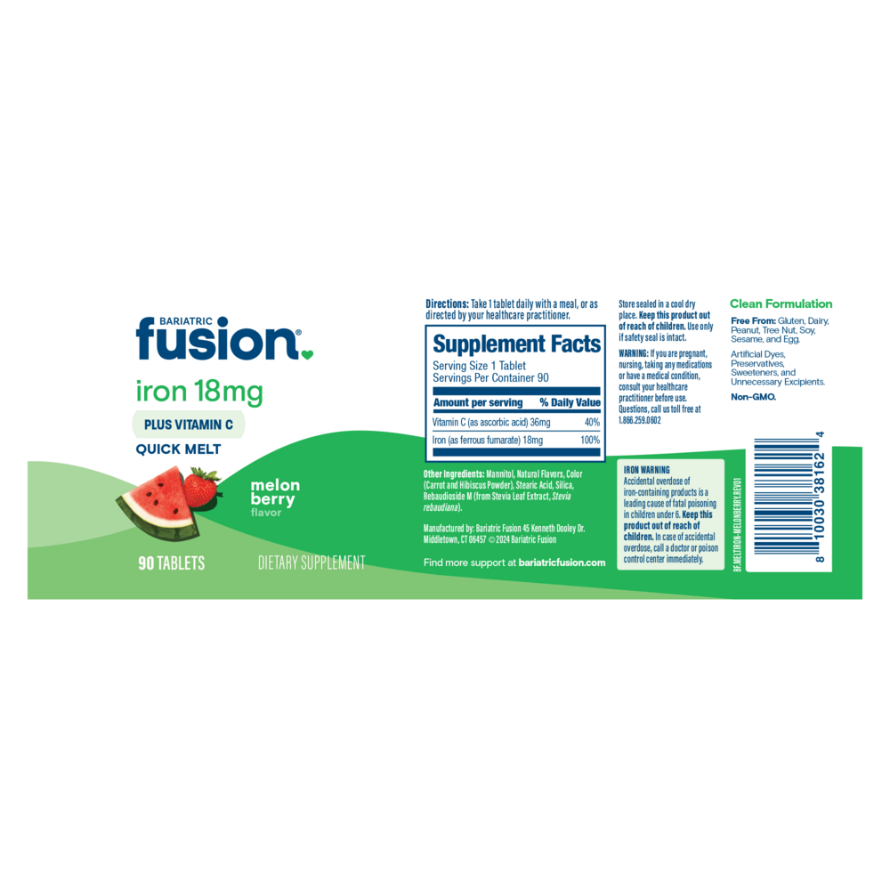 Product image for Iron Quick Melt, Melon Berry.