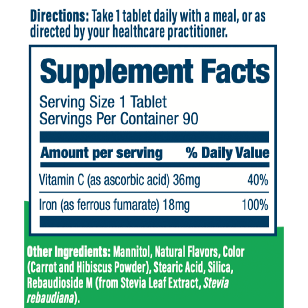 Product image for Iron Quick Melt, Melon Berry.