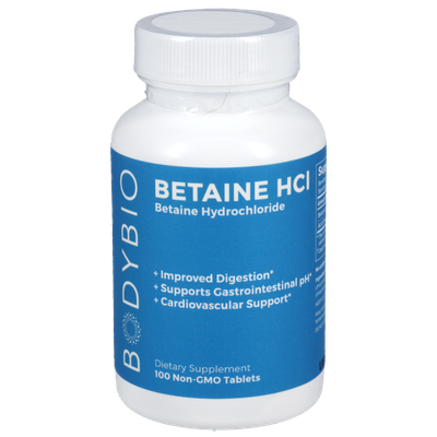 Betaine HCl 324mg 100 tablets