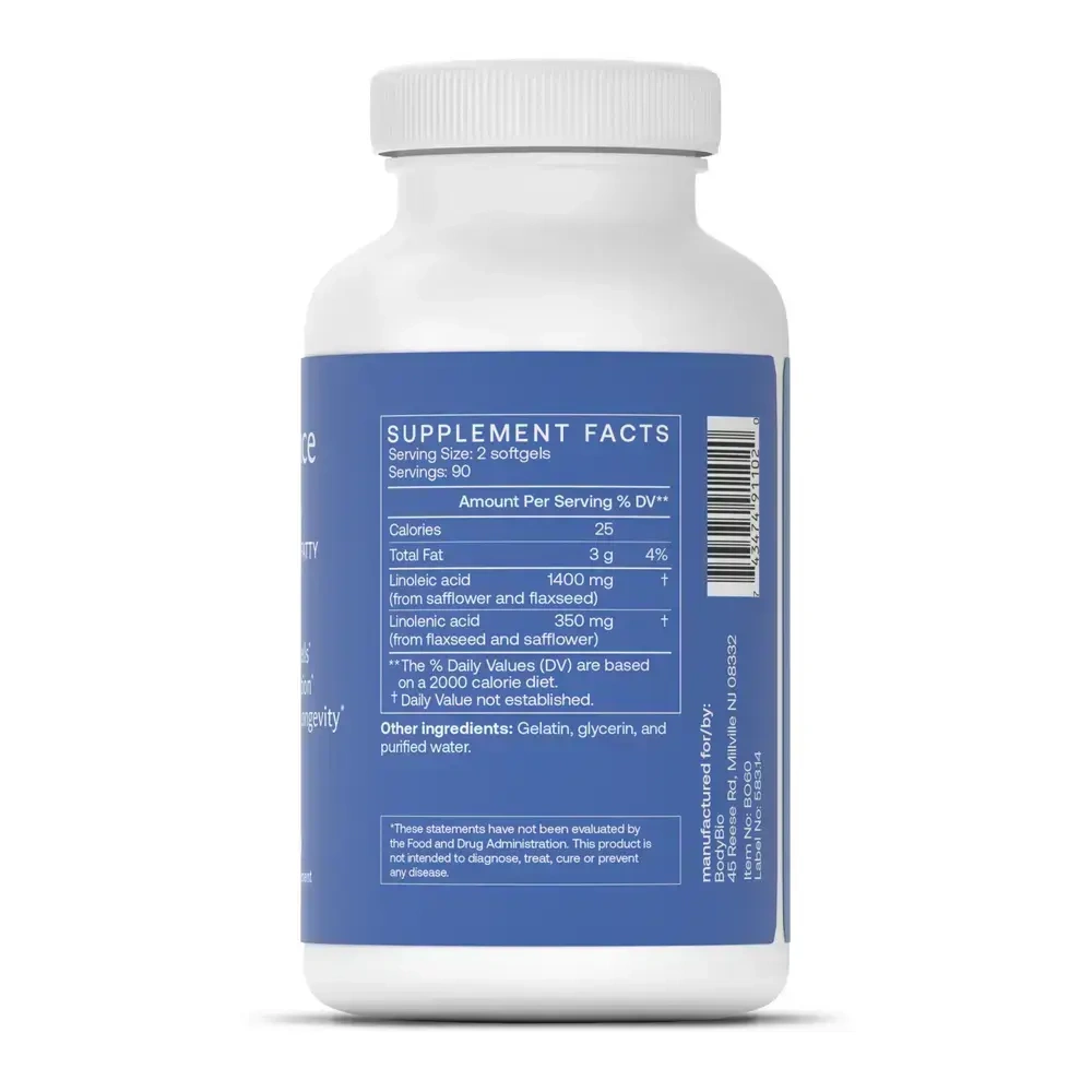 Product image for BodyBio Balance Oil Softgels.
