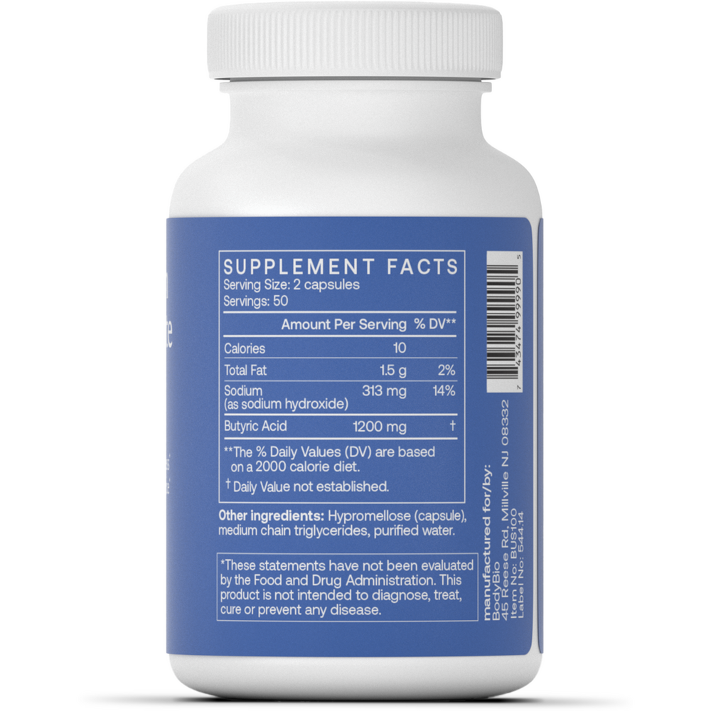 Product image for Sodium Butyrate Postbiotic.