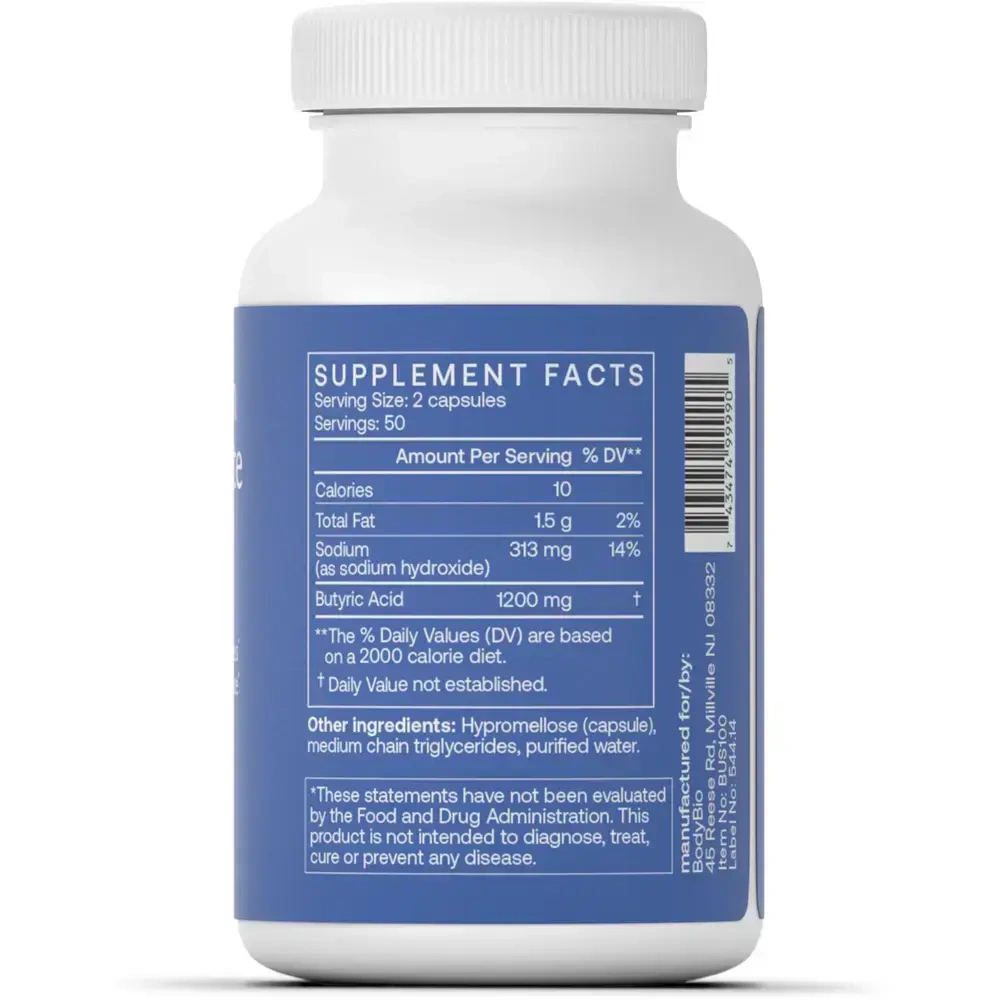 Product image for Sodium Butyrate Postbiotic.