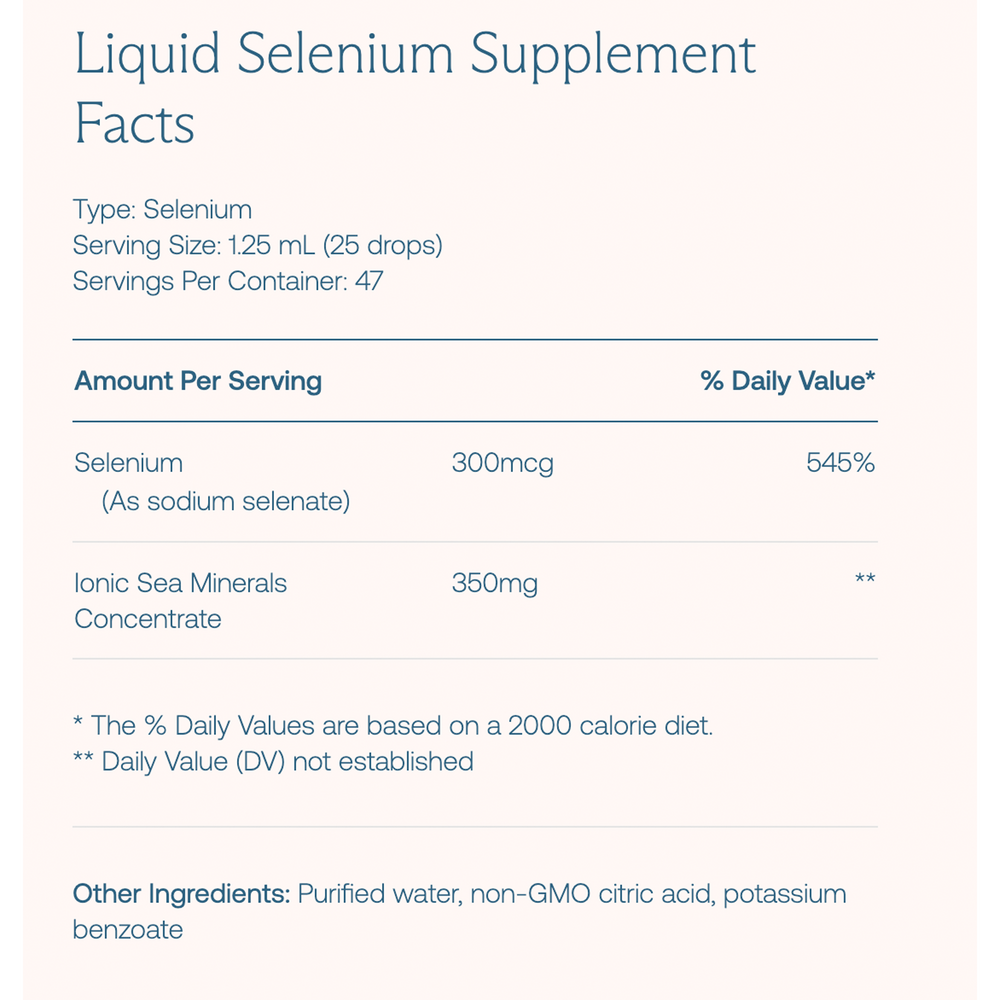 Product image for Liquid Mineral 8 Selenium.