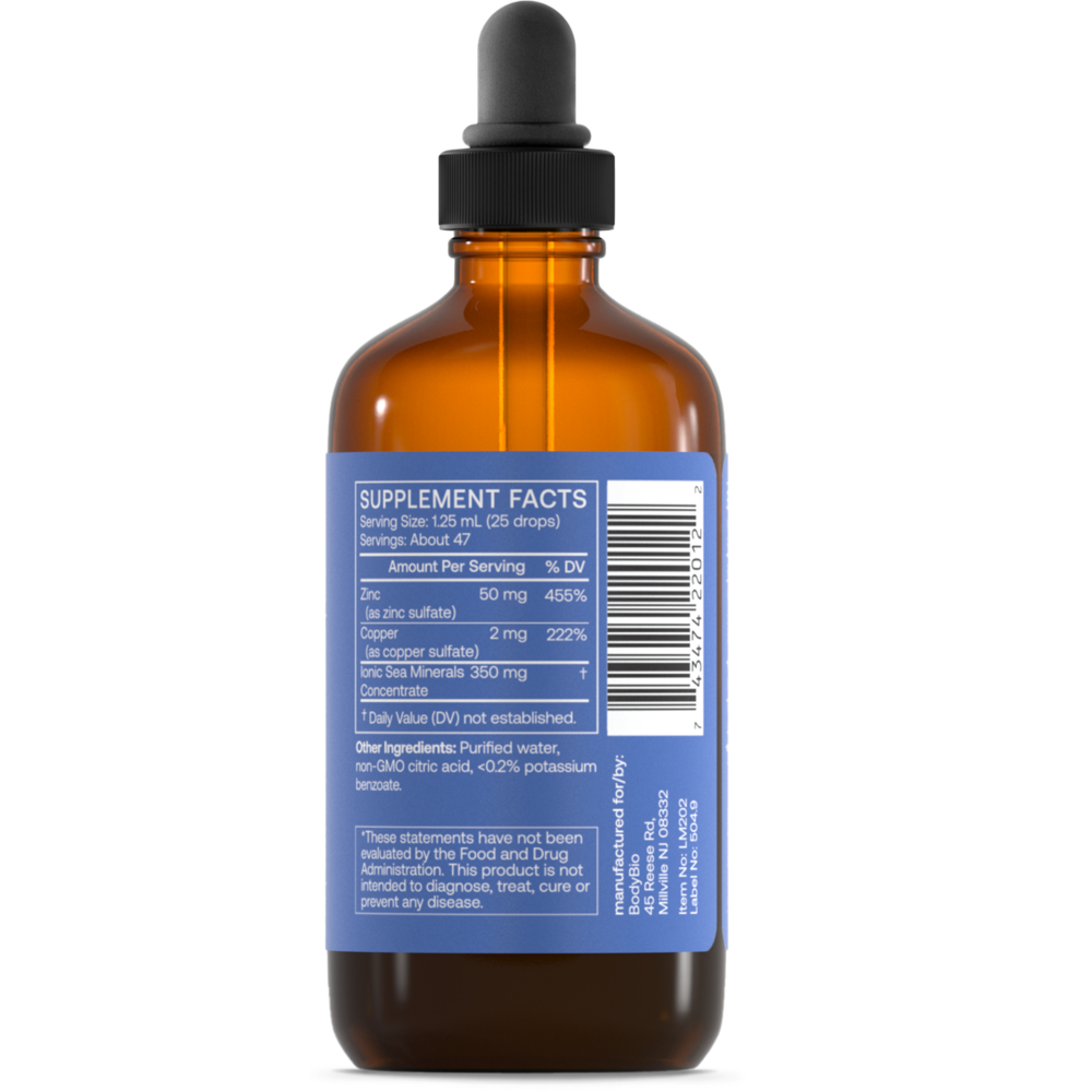 Product image for Zinc Liquid Mineral.