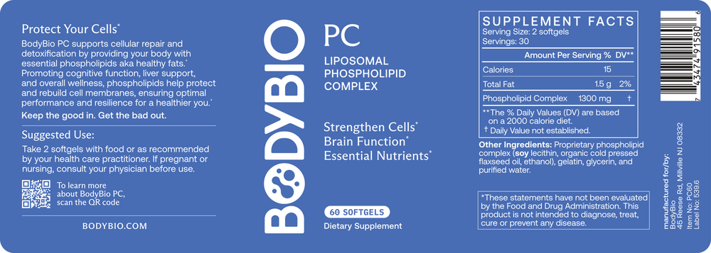 Product image for BodyBio PC.