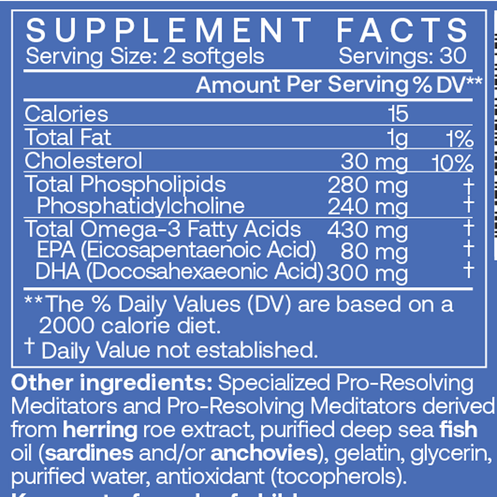 Product image for BodyBio Resolvin.