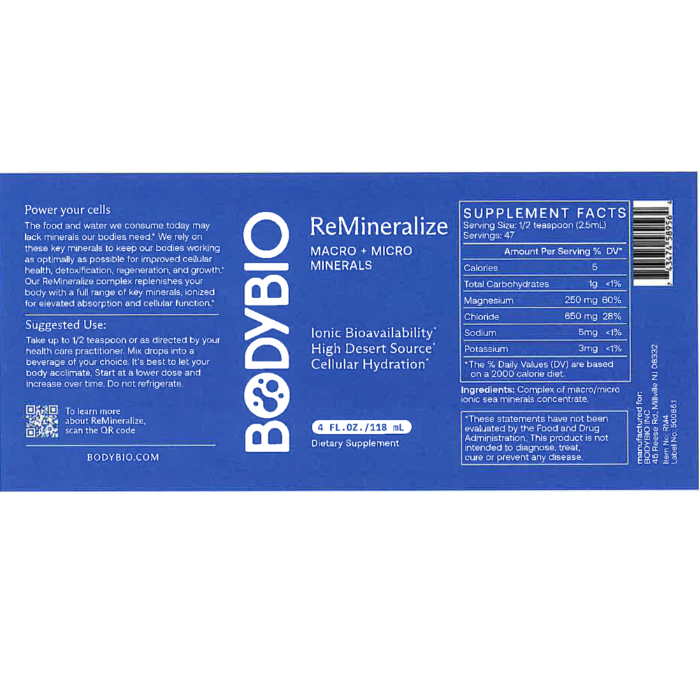 Product image for Remineralize Macro + Micro Minerals.