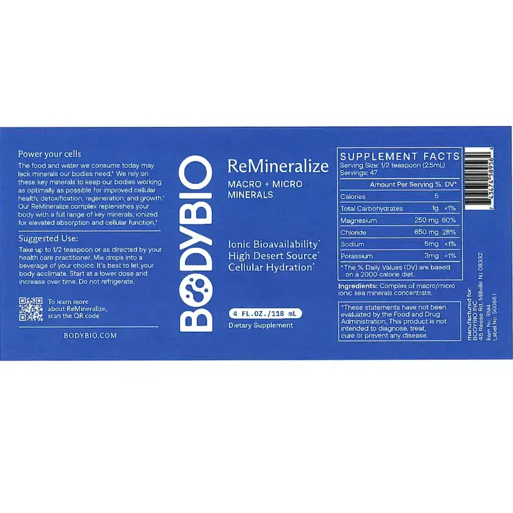 Product image for Remineralize Macro + Micro Minerals.