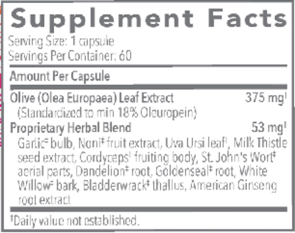 Product image for Olivirex (Olive Leaf Combination).
