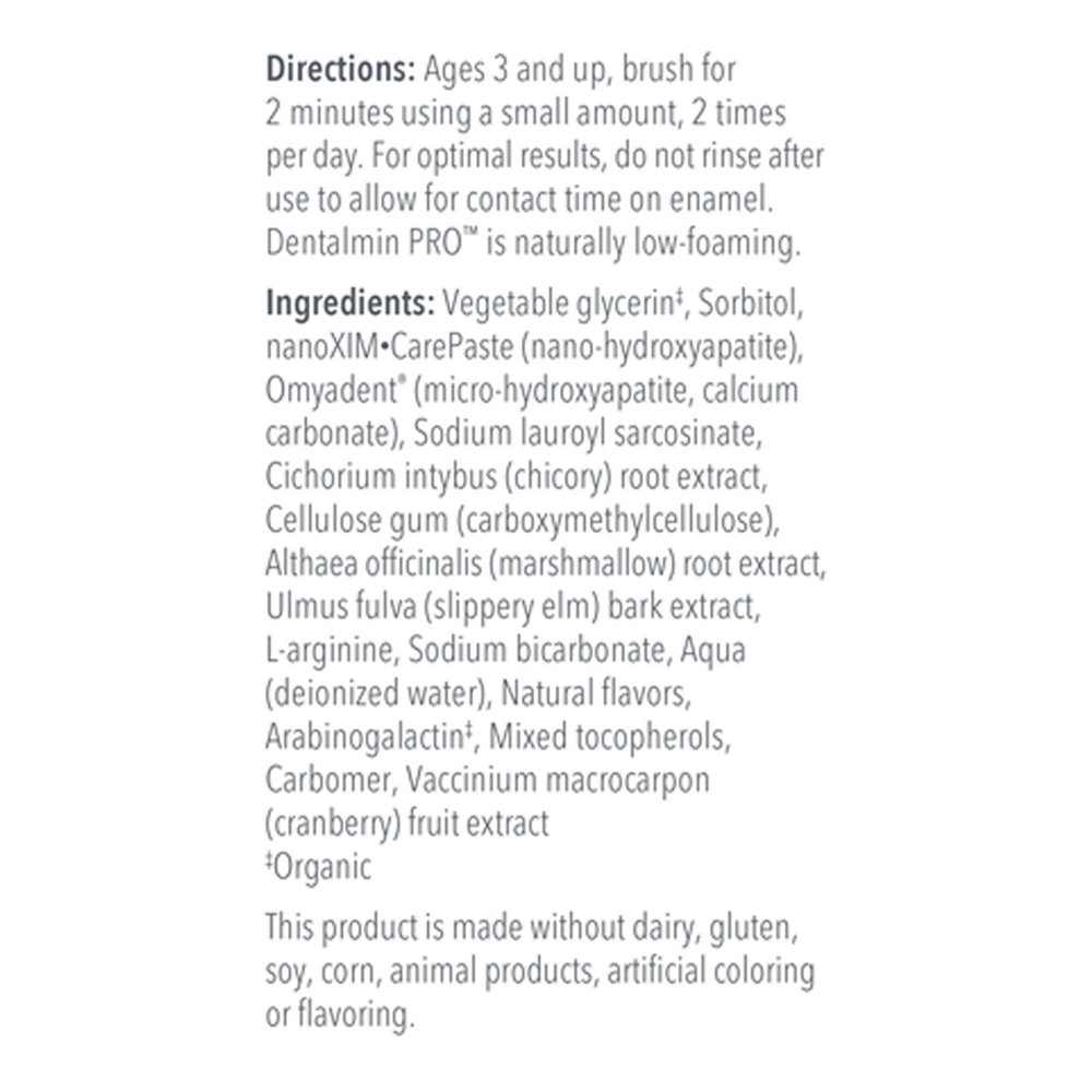 Product image for Dentalmin PRO™ Remineralizing Toothpaste.